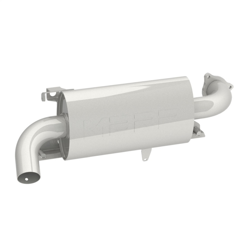 MBRP Sport Slip-On Mufflers AT-9524SP Mufflers, Series, Slip-On, Oval, Stainless Steel, Polaris, Each