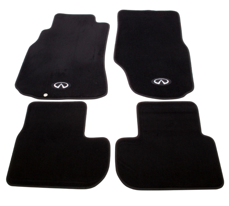 NRG Floor Mats - 03-06 G35 (Infiniti Emblem Logo) - 4pc. thumbnail 3