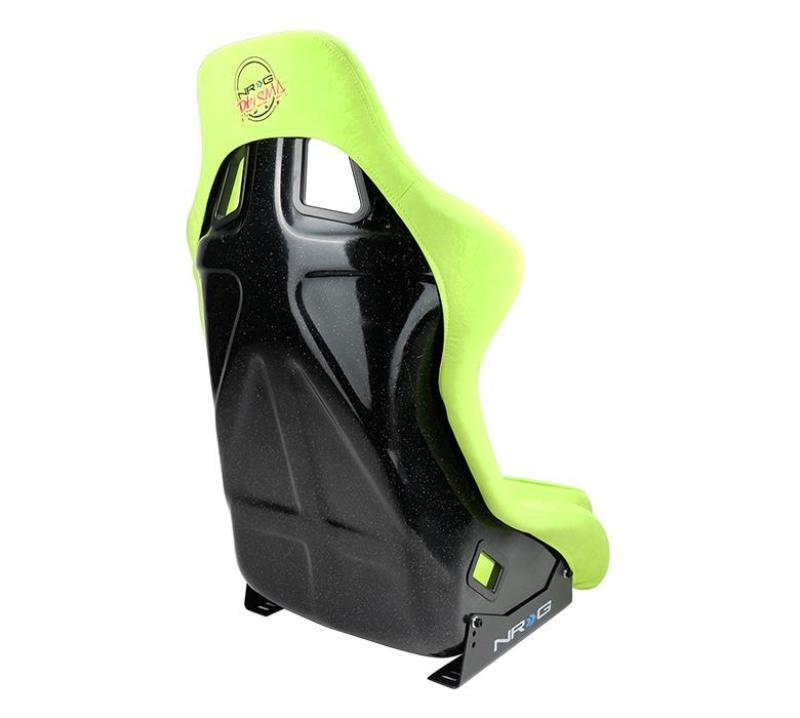 NRG FRP Bucket Seat PRISMA Edition - Medium (Neon Green/ Pearlized Back) thumbnail 5