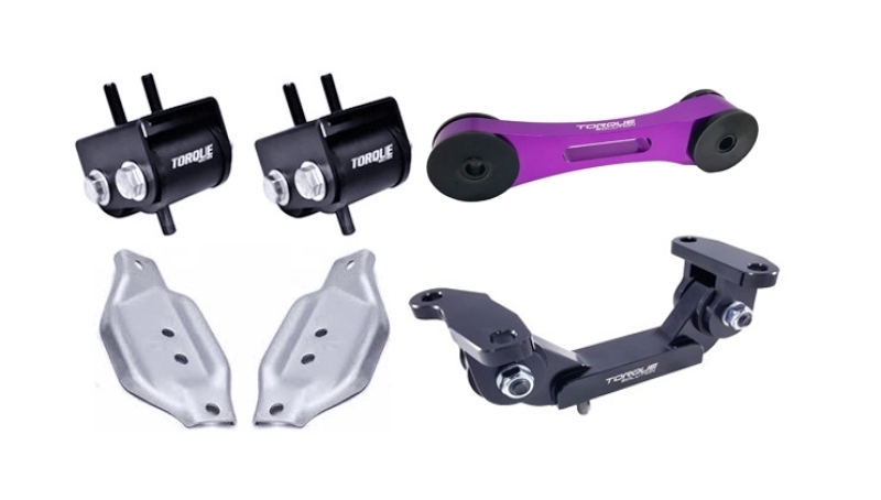 Torque Solution Engine/Trans/Purple Pitch Mount Kit w/Mount Plates - 02-14 Subaru WRX/04+ Subaru STI thumbnail 2