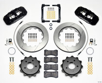 Wilwood AERO4 Big Brake Rear Kits 140-12932-D W4A, 14.25x1.10 SRP DRILLED ROTOR, W/ LINES thumbnail 4