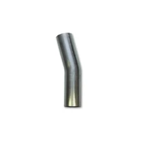2in O.D. T304 SS 15 deg Mandrel Bend 4in x 4in leg lengths - 2in Centerline Radius