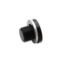 M10 x 1.25 Metric Aluminum Port Plug with Crush Washer