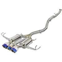 Takeda 3in 304 SS Cat-Back Exhaust w/ Blue Flame Tips (Civic Type R 17+)