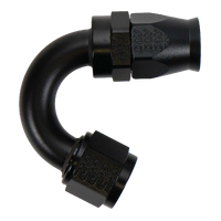 10 AN Female Flare Swivel (Incl Ferule/Olive) 150-degree Hose End PTFE
