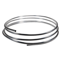 6AN Aluminum Hard Tubing 20ft Anodized Clear