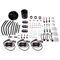 Pump Module with Triple DW810 Brushless Pumps + Controllers (09-24 GT-R R35)