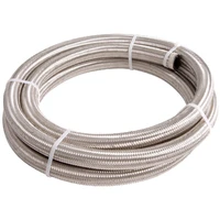 100 Series Stainless Steel Braided Hose -20AN 1m - Stainless