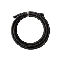 200 Series Stainless Steel Teflon Braided Hose -8AN 6m - 13.2mm OD - Black
