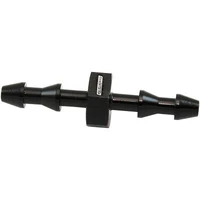 3mm - 1/8" Male to Male Barb Push Lock Adapter - Black Finish
