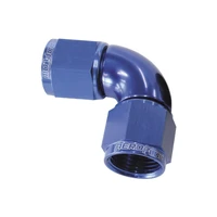 90 Deg Full Flow Female Swivel Coupler -16AN - Blue - 1 Piece