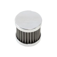 Stainless Steel Billet Breather With -6AN Female Thread - Polished
