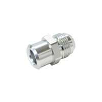 Push In Valve Cover Breather Adapater -12AN - Silver
