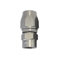 Kryptalon Lightweight Big Bore Straight Hose End -12AN - Titanium - 1 Piece
