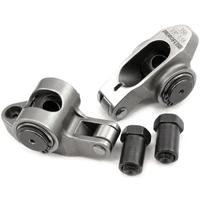 Stainless Steel Roller Rocker Set - 3/8" Stud Mount, 1.55 Ratio- Set of 2 (Small Block Chevy)