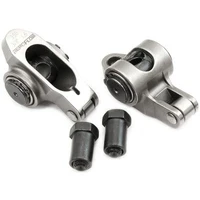 Stainless Steel Roller Rocker Set - 3/8" Stud Mount, 1.60 Ratio - Set of 2 (Small Block Chevy)
