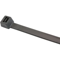 Standard Cable Ties 7.6mm Wide x 300mm Long - 100 Pack - Black