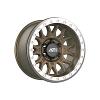 AT-01 17X8.5 Hybrid Beadlock Wheel - Bronze 5X150 Offset -25 Machined True Beadlock Ring