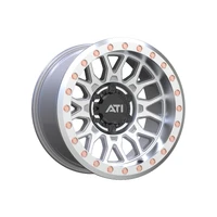 AT-01 17X8.5 Hybrid Beadlock Wheel - Machined 6X139.7 Offset -38 Machined Imitation Beadlock Ring