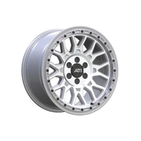 AT-01 17X8.5 Hybrid Beadlock Wheel - Machined 6X139.7 Offset +35 Black Hardware Kit No Ring