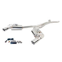 Twin 3in Cat-Back Exhaust w/Resonators - Varex Mufflers (Camaro Gen5 10-15)