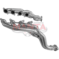 Tri-Y Flange Fitment (Landcruiser V8 4.7L UZJ100 Series 1 3/4in) - Silver
