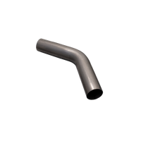2.5in/45 Degree Mandrel Bend - 409 Raw Stainless Steel