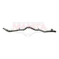4in Single With Cat & Without Muffle (Landcruiser VDJ79 V8 4.5L TD, (DPF) Ute 16 On)