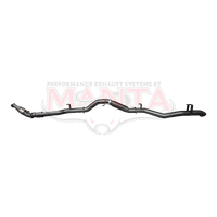 4in Single Turbo Back With Cat (Landcruiser VDJ79 V8 4.5L TD, Dual Cab Ute 12-16, (Without DPF))