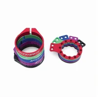 Replacement Bracket Set for Mishimoto Baffled Oil Catch Can - Red