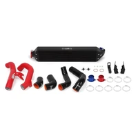Performance Intercooler Kit (Civic 1.5T 2016+) Black Core, Wrinkle Red Piping