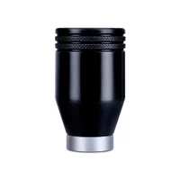 Weighted Shift Knob Black Shell Silver Core (WRX 22+)