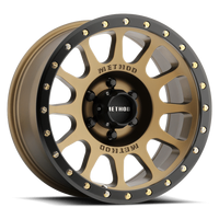 MR305 NV 17x8.5 5x127 25 Method Bronze - Matte Black Lip