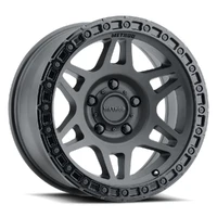 MR312 17x8.5 6x139.7 0 Matte Black - Gloss Black Lip