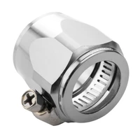 Aluminium Hex Hose Finisher Clamp 12.7mm ID Chrome