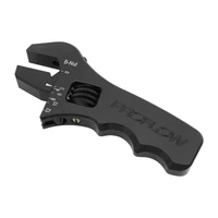 Billet Compact Adjustable AN Grip Wrench Spanner Black