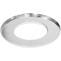 Air Filter Base 9in Suit 5-1/8in Neck Chrome