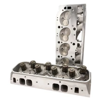 Cylinder Heads, AirMax 290 CNC, Aluminium, BB Chevrolet, Assembled, 112cc Chamber, 290cc Intake Runner, Pair