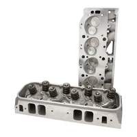 Cylinder Heads, AirMax 320 CNC, Aluminium, BB Chevrolet, Assembled, 120cc Chamber, 315cc Intake Runner, Pair