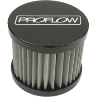 Oil Breather Filter Billet -08AN Female Thread 60x50mm Black