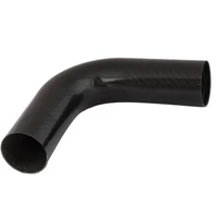 Carbon Fibre Air Intake Tube 2.50in 90 Degree Elbow