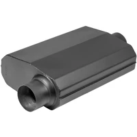 Muffler, Black Flow Chamber 4in. Centre Inlet To 4in. Side Outlet