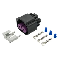E85 Flex Fuel Sensor Plug and Pins, Replacement, Black, Each