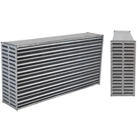 Intercooler Aluminium Natural Universal Bare & Plate Core Only 600 x 300 x 100mm
