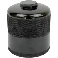 Oil Filter, Billet Aluminium Spin-on Black Harley Performance Thread