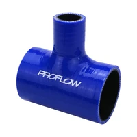 Hose Tubing Silicone T-Hose 2.25'' x 1.50'' Side Leg 102x45mm Blue
