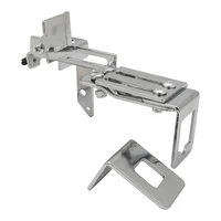 Throttle Cable Bracket Comes With Optional Adjustable Kickdown Brackets, Return Spring Provision, Dual Purpose, Universal, Chrome, Kit