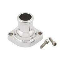 Water Neck Thermostat Housing Cast Aluminum Polished Straight Chev For Holden LS