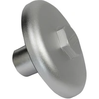 Oil Filter, Sandwich Block Off Plate, Aluminium Silver M18 x 1.5