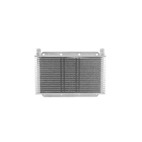 Trans Oil Cooler - 280 x 150 x 19mm -8 AN fittings Raw